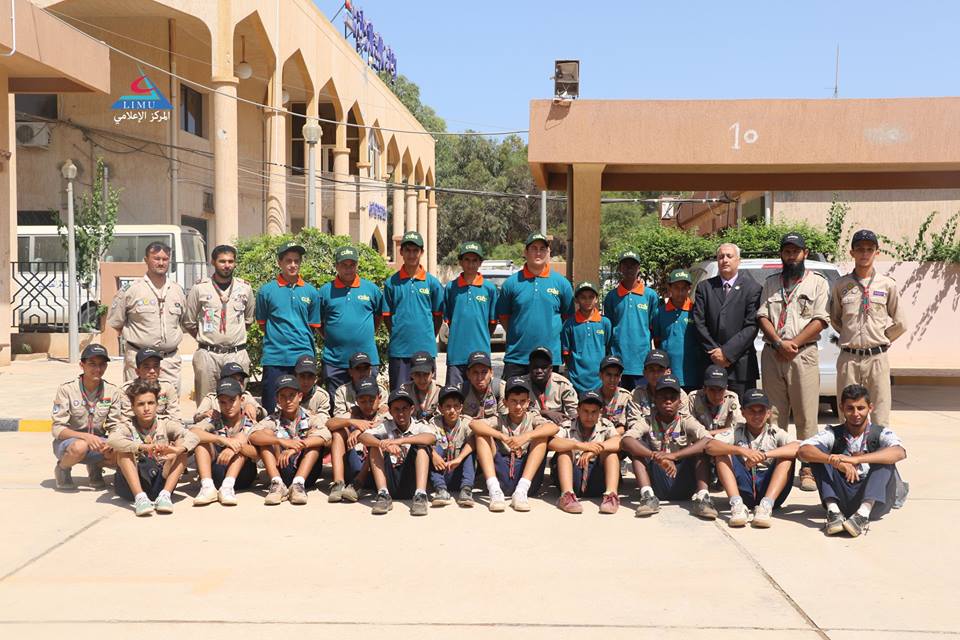 Boys Scout Movement visit the University