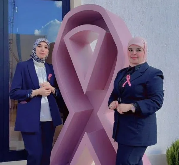 أينور و فاطمة تشاركان بفاعلية في (أكتوبر الوردي)